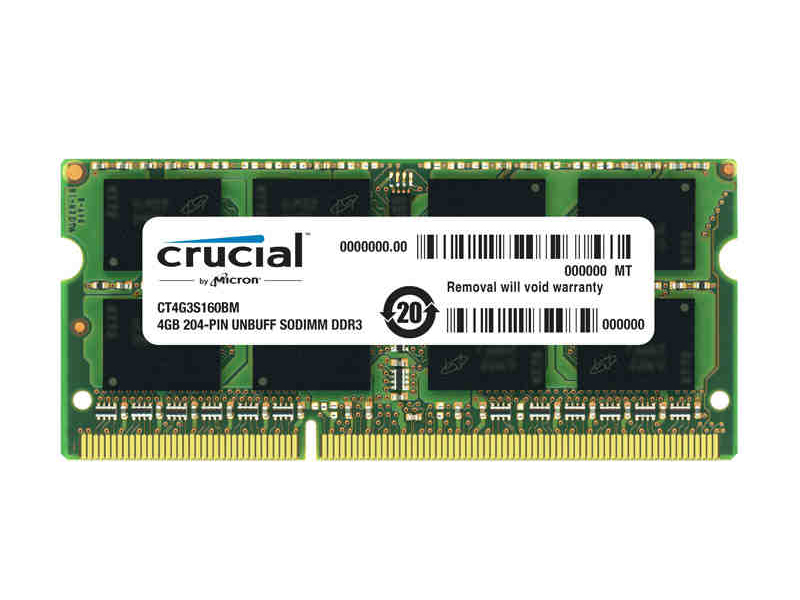 Crucial英睿达 DDR3 1600 4GB Mac笔记本内存条 PC3-12800 图片