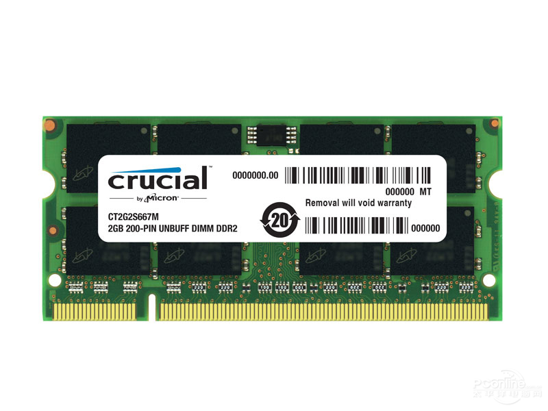 CrucialӢ DDR2 667 2GB MacʼǱڴ PC2-5300ͼ