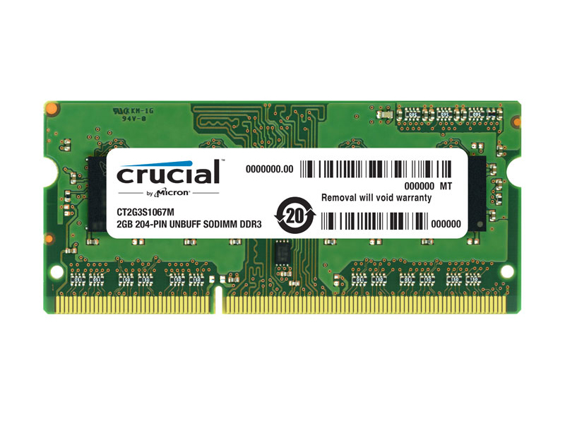 Crucial英睿达 DDR3 1066 2G Mac笔记本内存 PC3-8500 图片