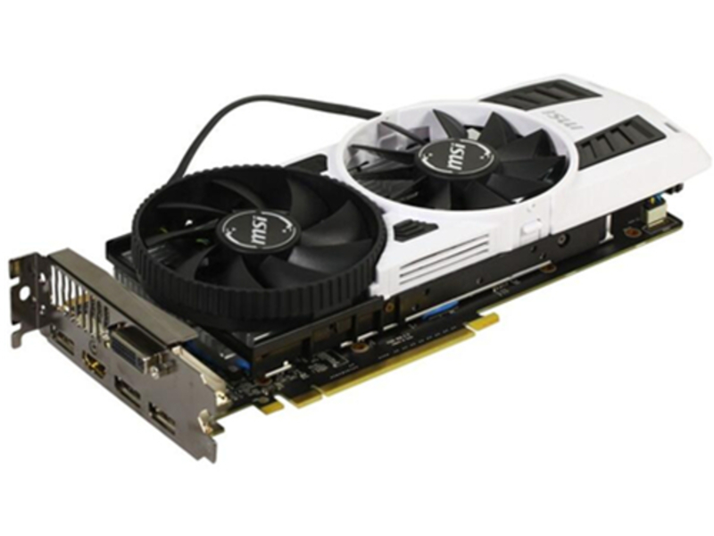 微星GTX950 POWER EDITION 2GD5 OC45度正面