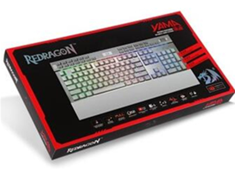 红龙K550W幻彩机械键盘 