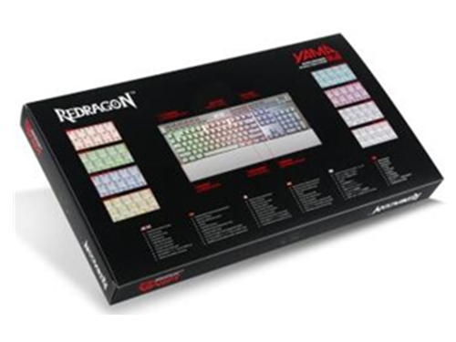 红龙K550W幻彩机械键盘 