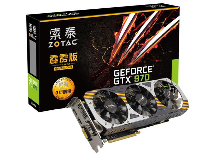 索泰GTX970-4GD5霹雳版HC