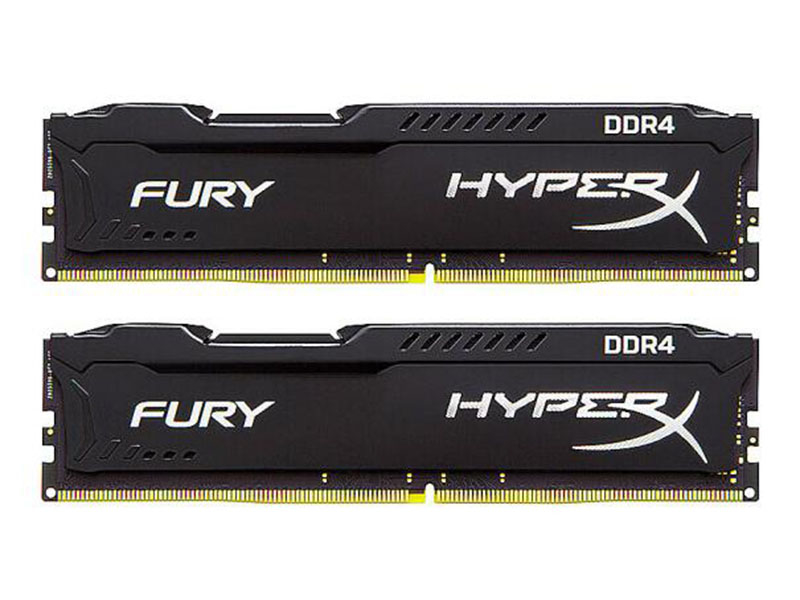 金士顿Fury系列 DDR4 2400 16G(8GBx2)(HX424C15FBK2/16)  主图