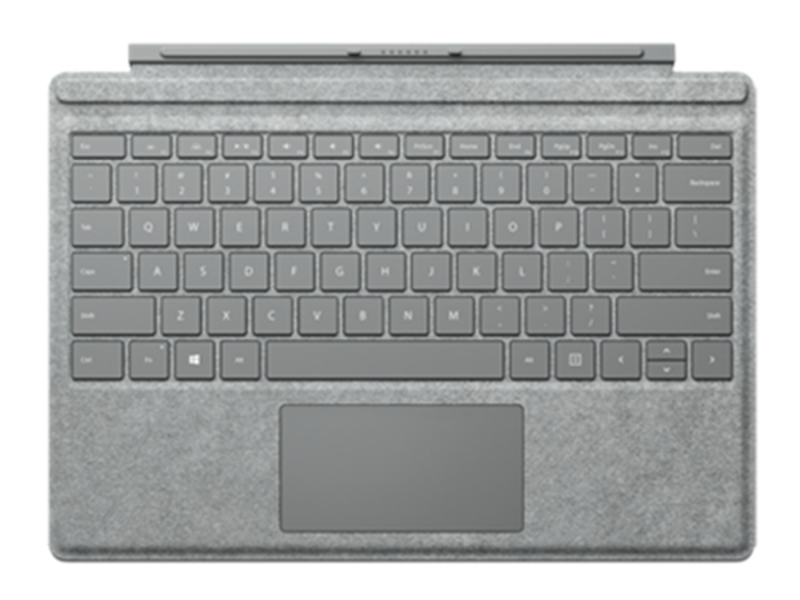 微软Surface Pro 4专业键盘盖 Alcantara 特制版 灰色 主图