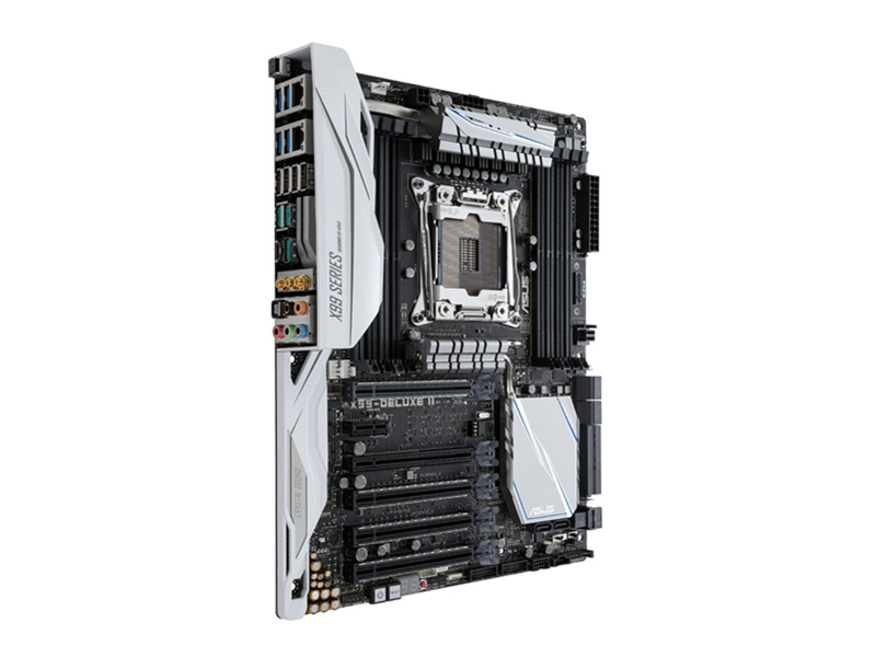 华硕x99-deluxe ii 45度正面