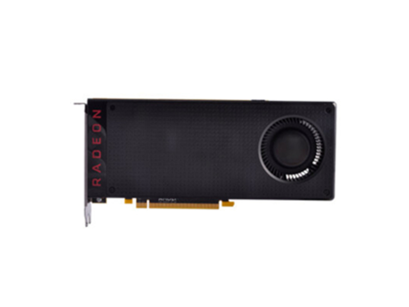 华硕RX480 8G D5正面