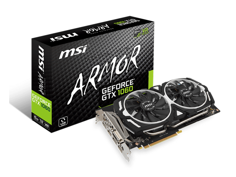 微星GTX 1060 ARMOR 6G