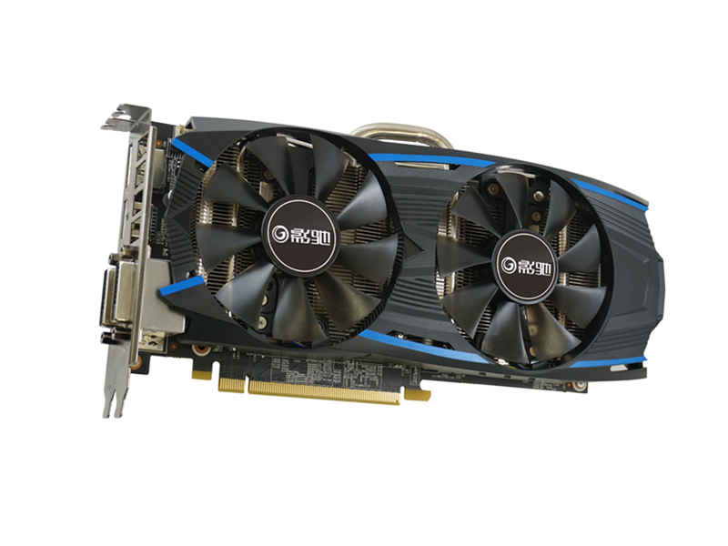 影驰GTX 1060 大将45度正面