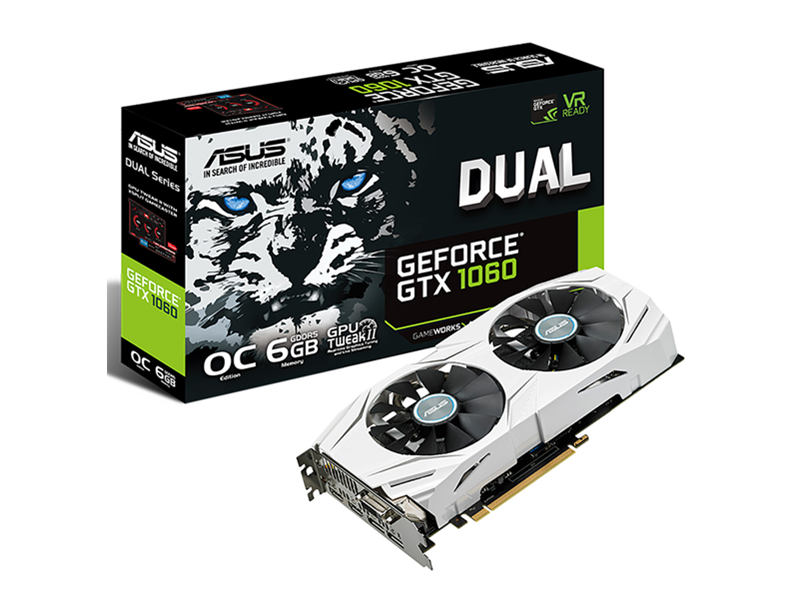 华硕DUAL-GTX1060-O6G配盒图