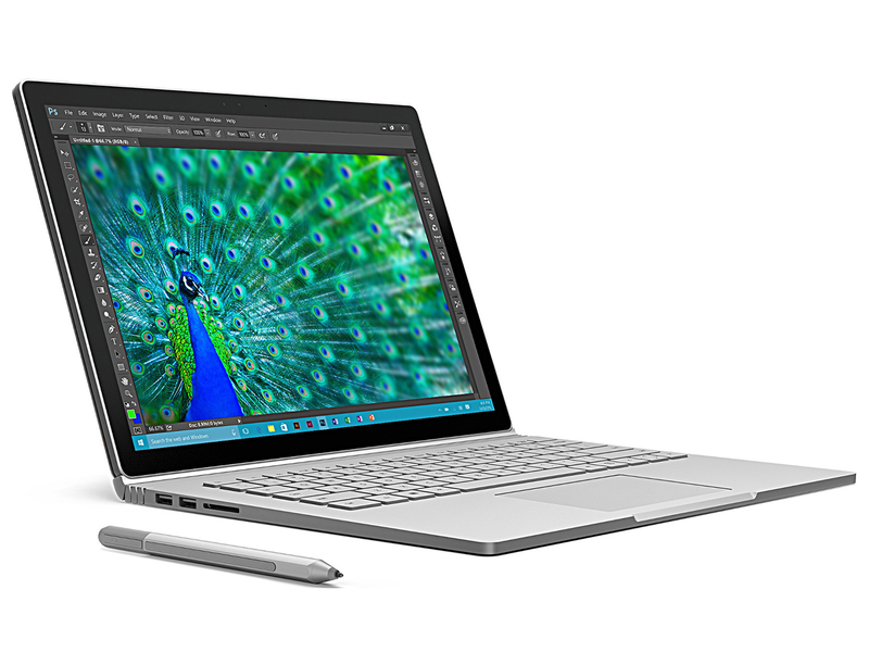 微软 Surface Book 2(酷睿i7-8650U/16G/1TB/GTX1050/13.5英寸) 前视