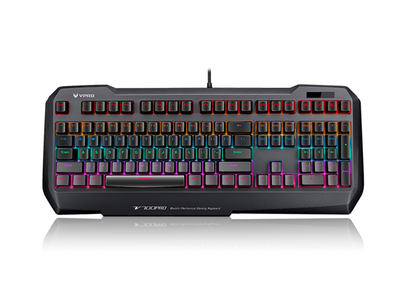 雷柏V700PRO混彩背光游戏机械键盘 主图