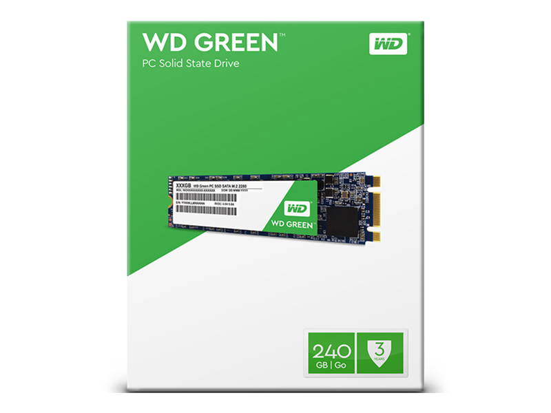 西部数据WD GREEN 240GB M.2 SSD