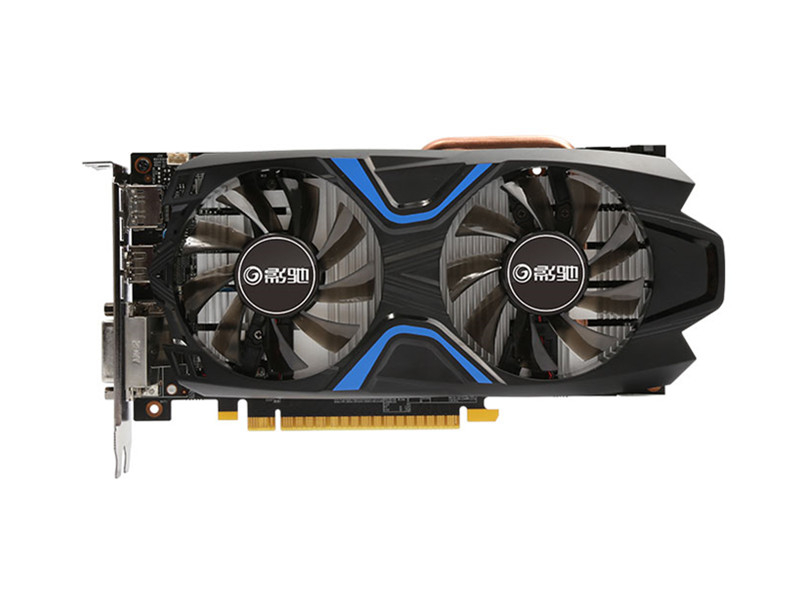 影驰GTX 1050 黑将 正面