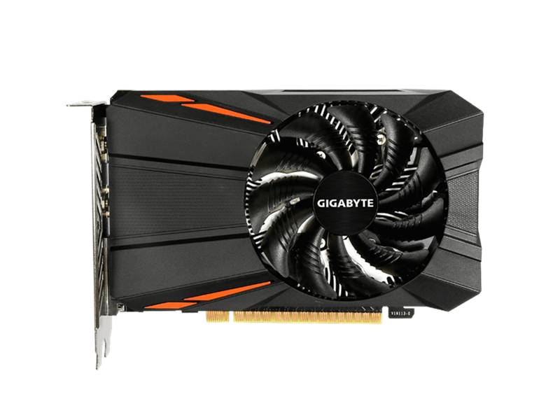 技嘉GTX 1050 D5 2G 正面