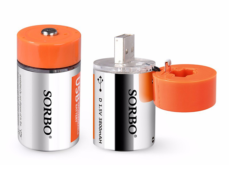 SORBO 1号电池USB可充电锂电池 图片