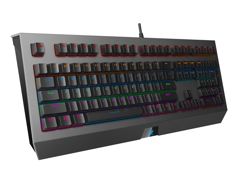 雷柏V510PLUS防水背光游戏机械键盘主图2