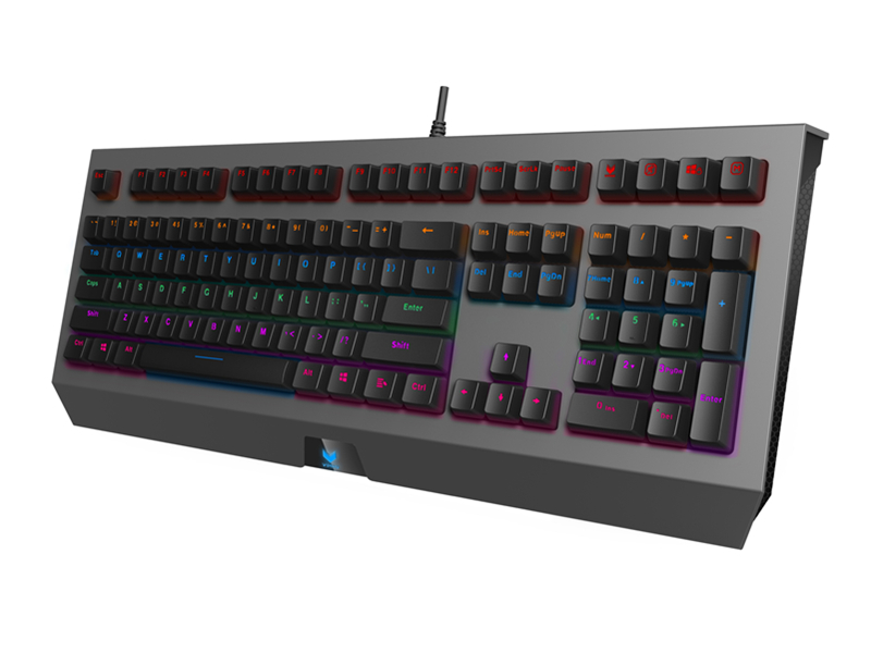 雷柏V510PLUS防水背光游戏机械键盘