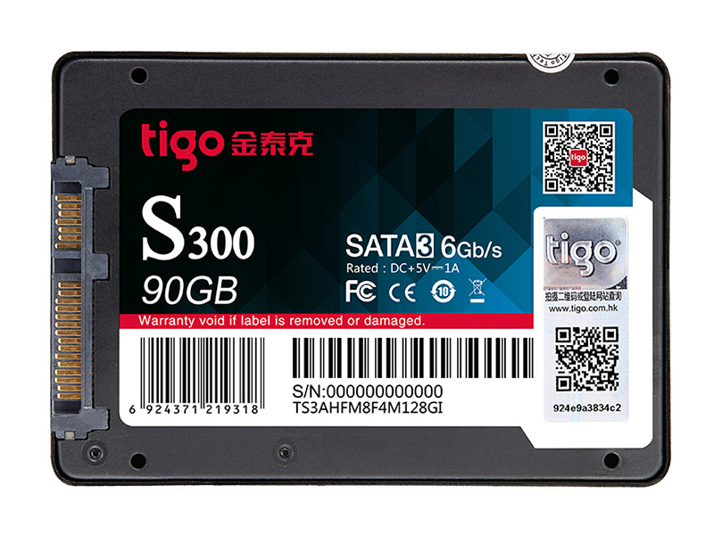 金泰克S300 90GB SATA SSD