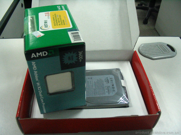 AMD AM2 Athlon 64 X2 3600+(65nm)/盒装