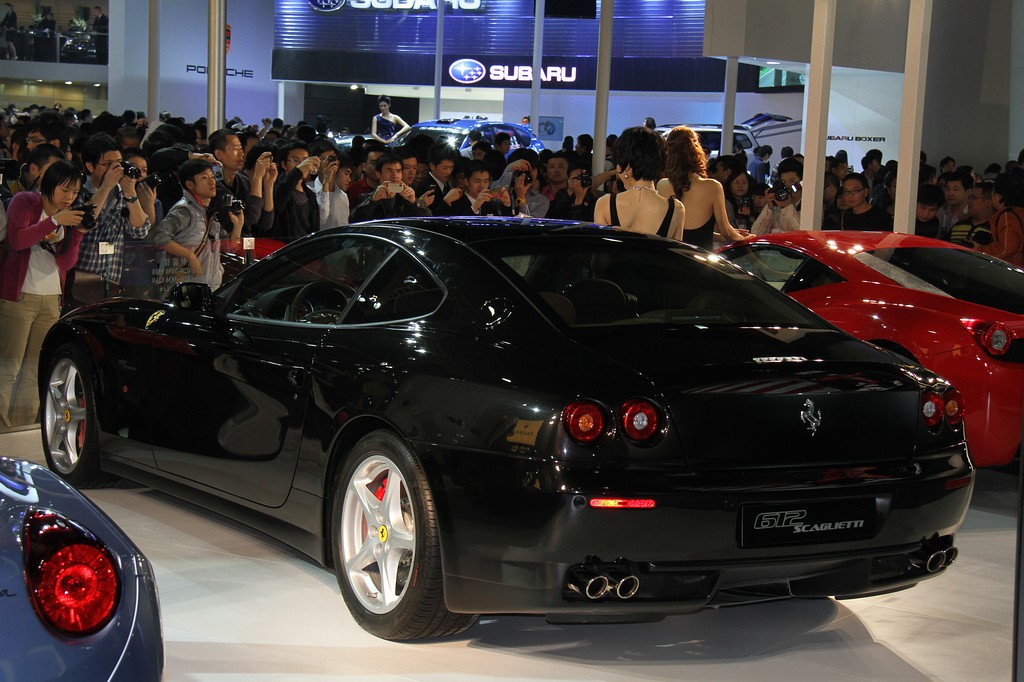 法拉利612車展高清大圖