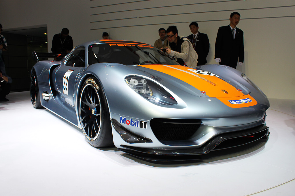 保時(shí)捷918車展高清大圖