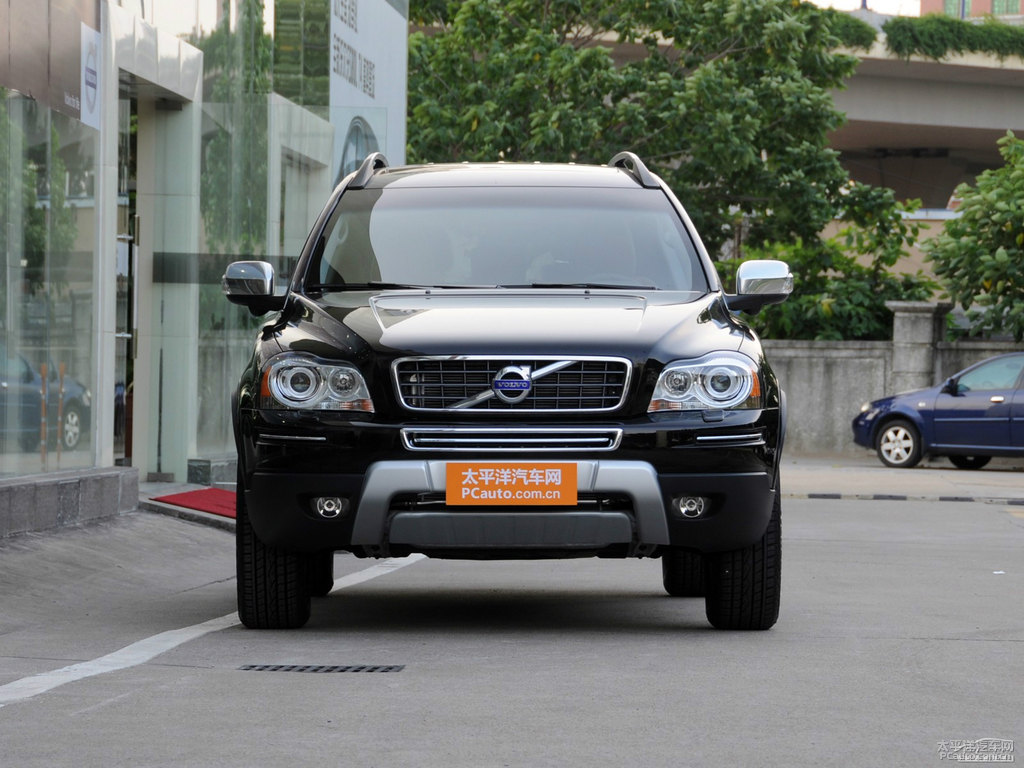 亮黑藍金屬漆沃爾沃XC90整車外觀外觀圖片