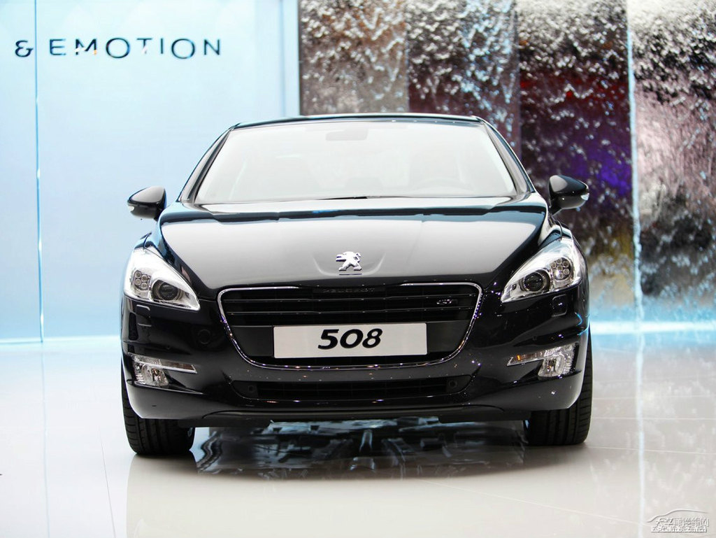 碳晶黑標致508整車外觀外觀圖片