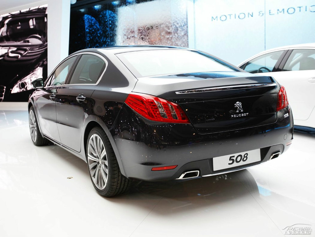 碳晶黑標致508整車外觀外觀圖片