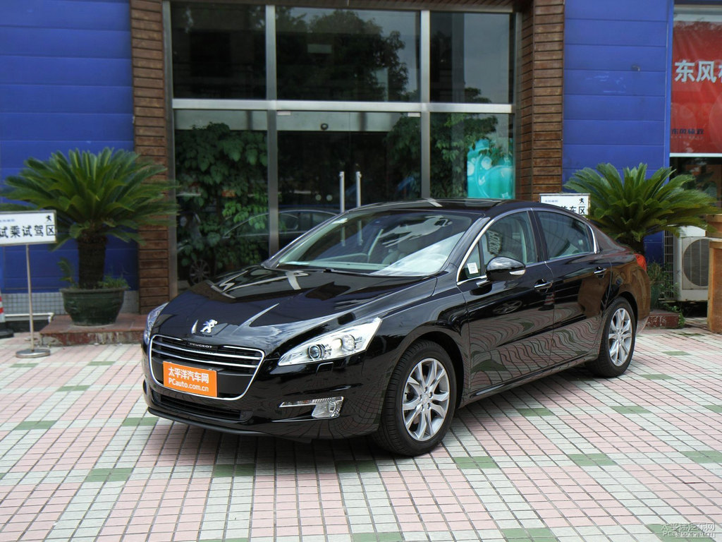 碳晶黑標致508整車外觀外觀圖片