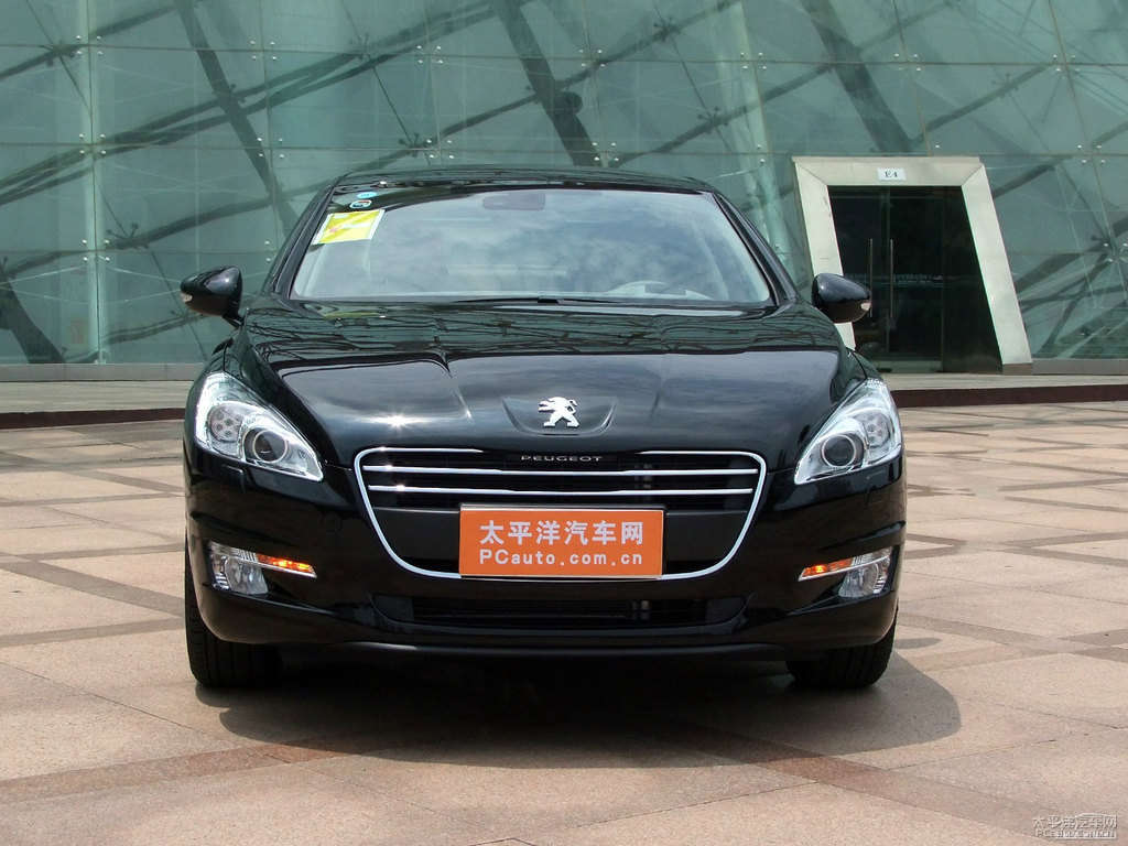 碳晶黑標致508整車外觀外觀圖片