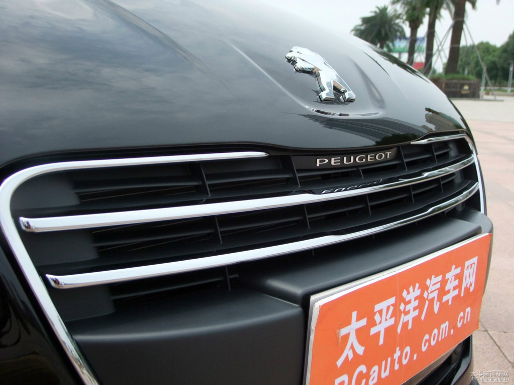 碳晶黑標致508車頭外觀圖片