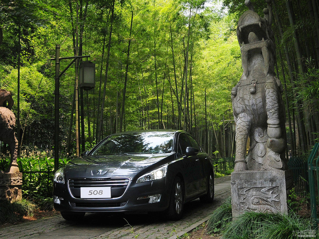 鎢金灰標(biāo)致508整車外觀外觀圖片
