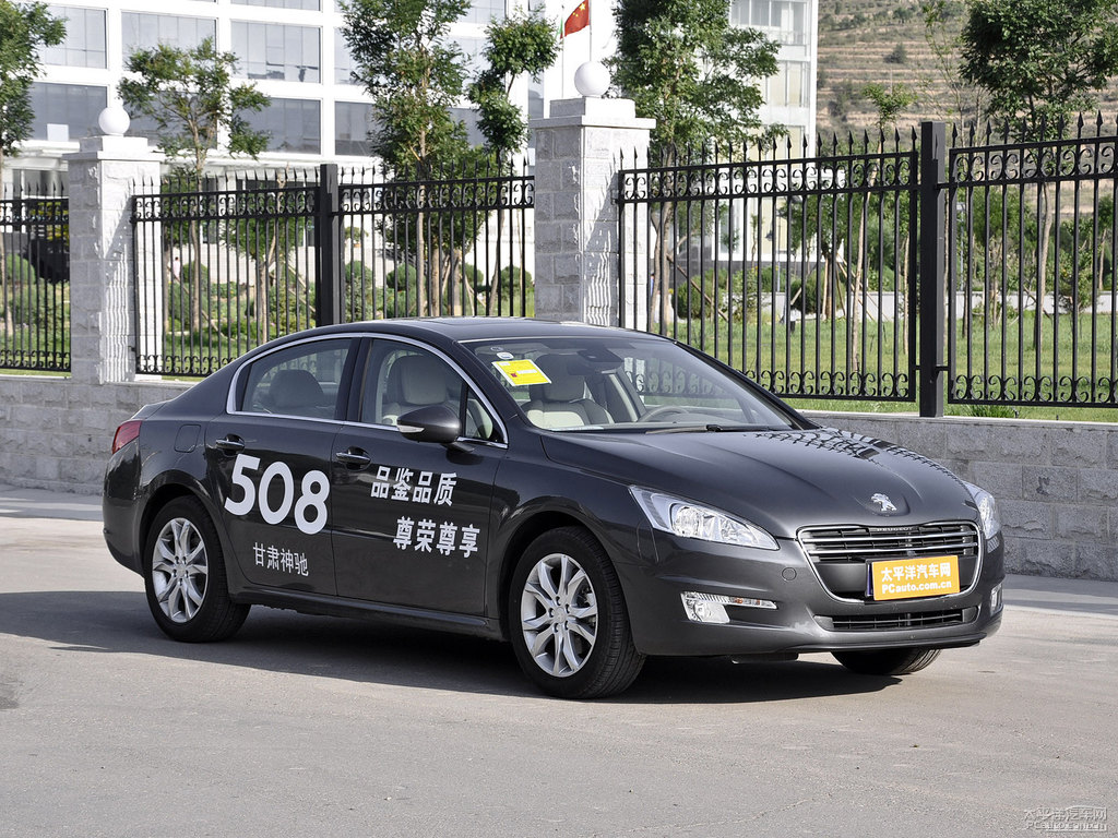 鎢金灰標(biāo)致508整車外觀外觀圖片