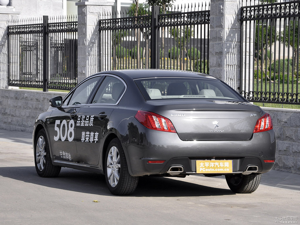 鎢金灰標(biāo)致508整車外觀外觀圖片