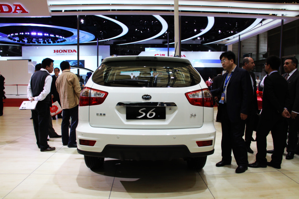 比亞迪S6車展高清大圖