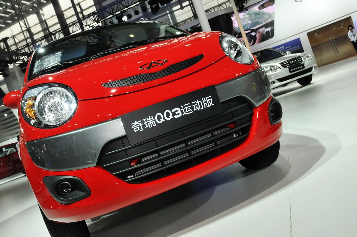 奇瑞QQ3車展高清大圖