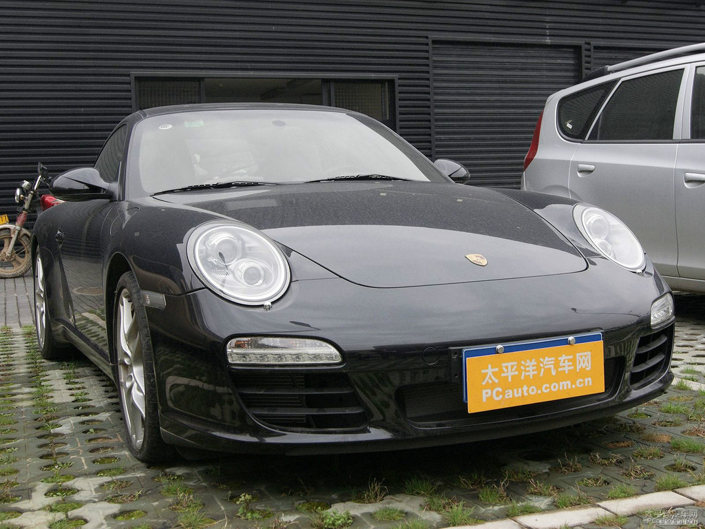 黑色保時(shí)捷911整車外觀外觀圖片