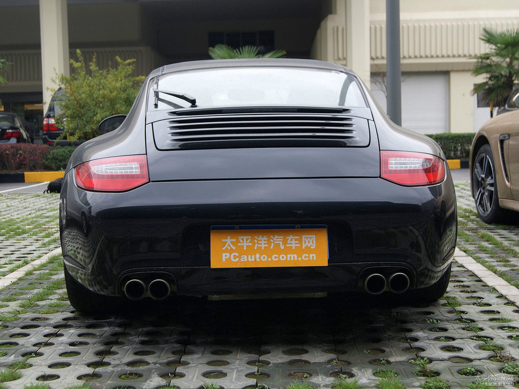 黑色保時(shí)捷911整車外觀外觀圖片