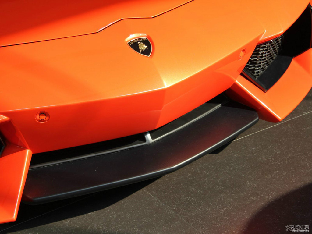 橙色Aventador車頭外觀圖片