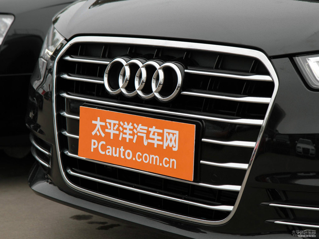 幻影黑奧迪A6L車頭外觀圖片