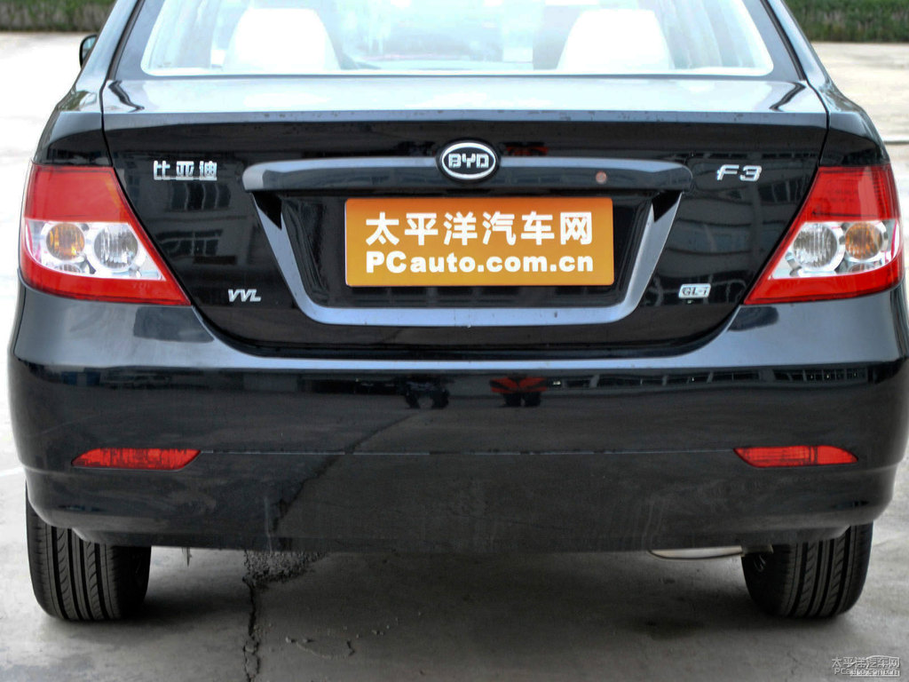 德蘭黑比亞迪F3車尾外觀圖片