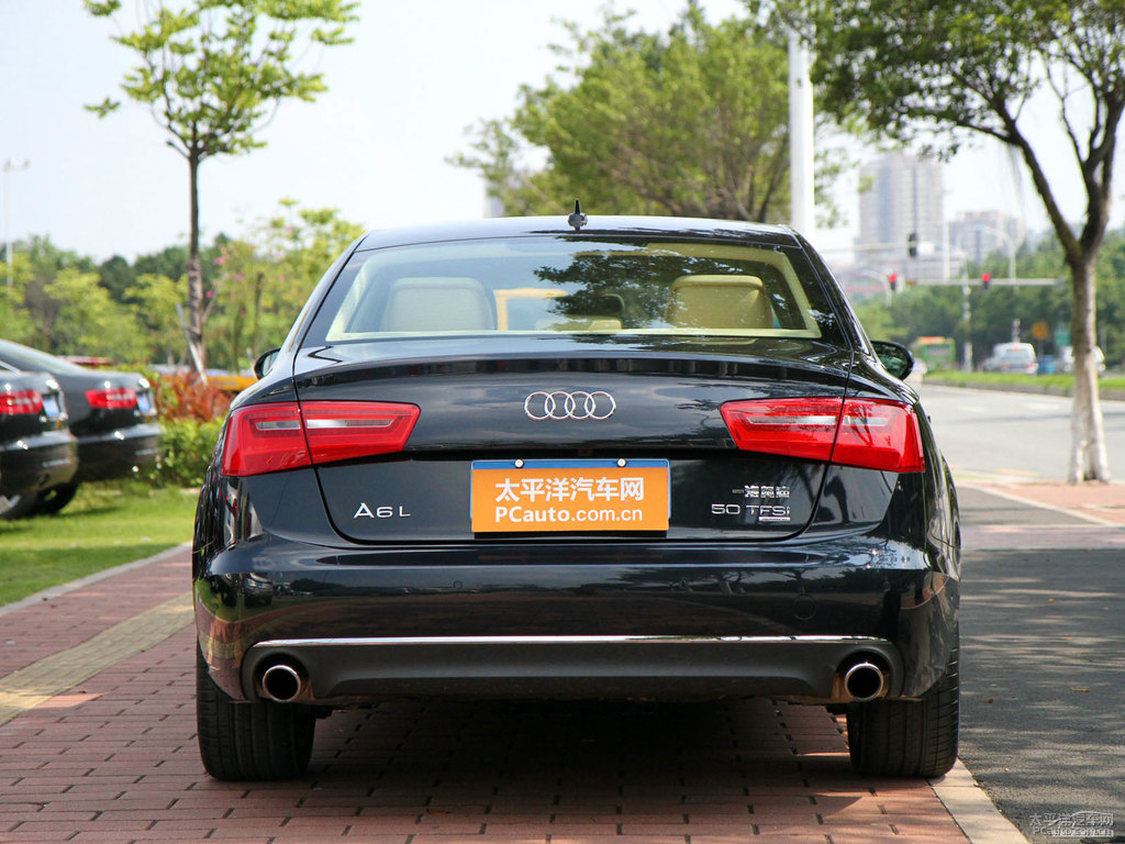 幻影黑奧迪A6L整車外觀外觀圖片