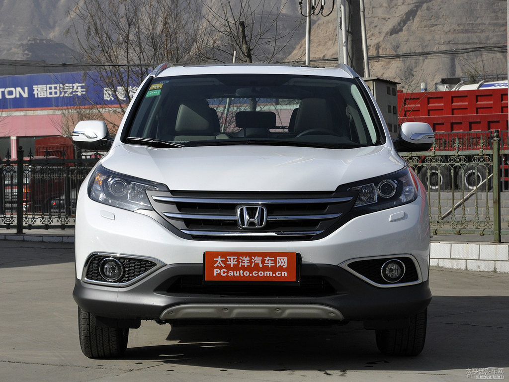 塔夫綢白本田CR-V整車外觀外觀圖片