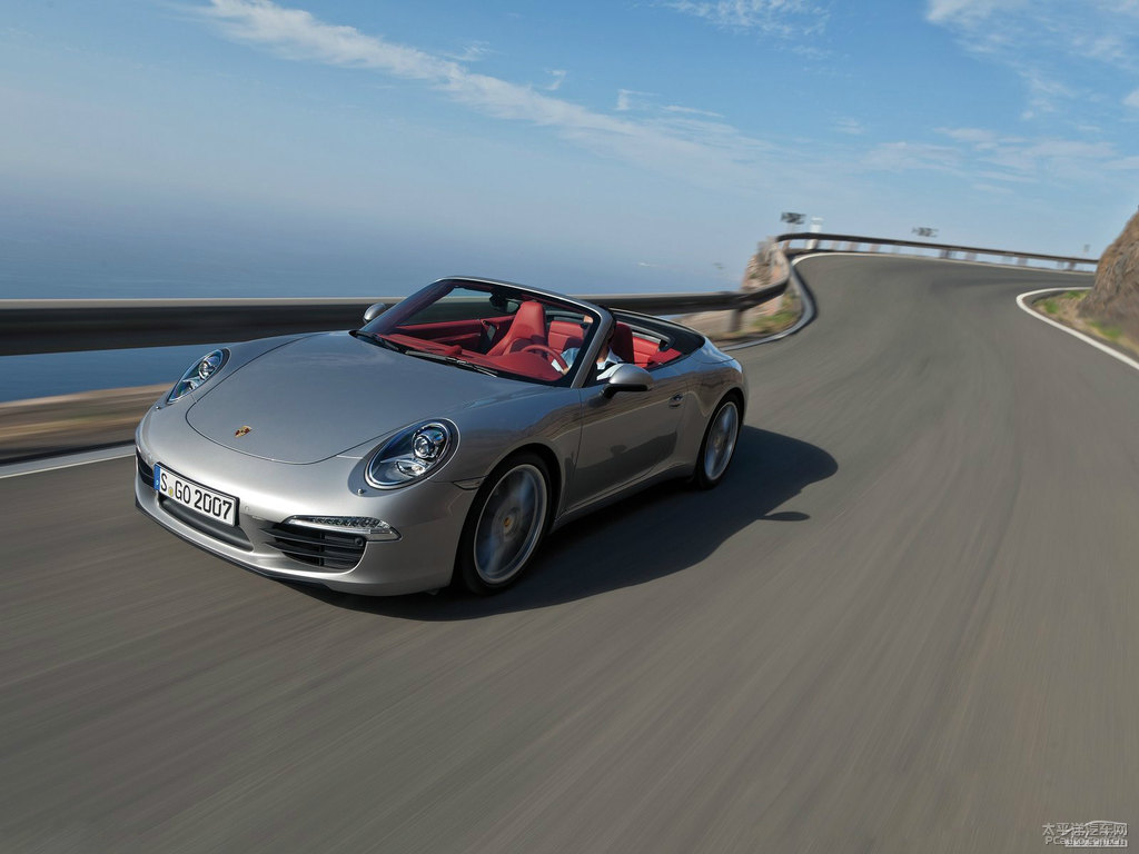 鉑銀保時捷911整車外觀外觀圖片