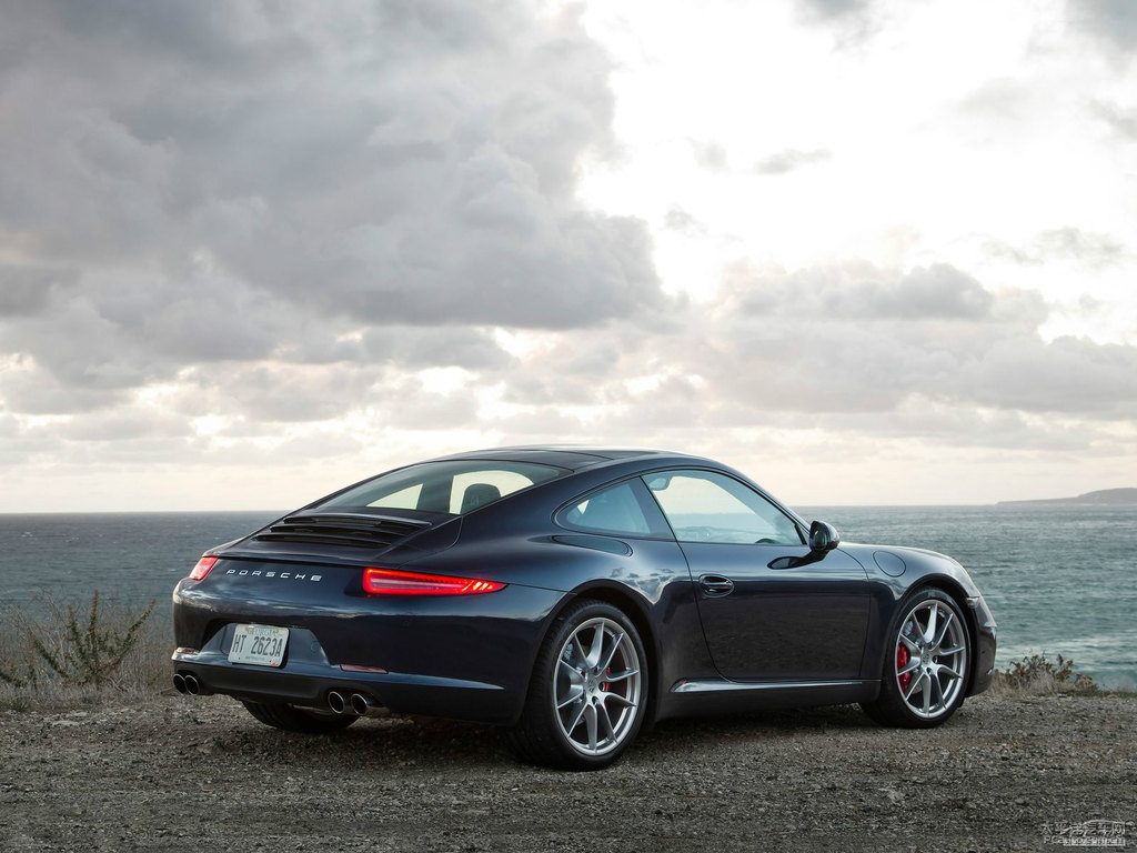 純黑保時捷911整車外觀外觀圖片