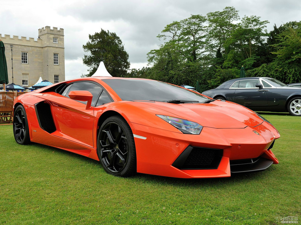 橙色Aventador整車外觀外觀圖片