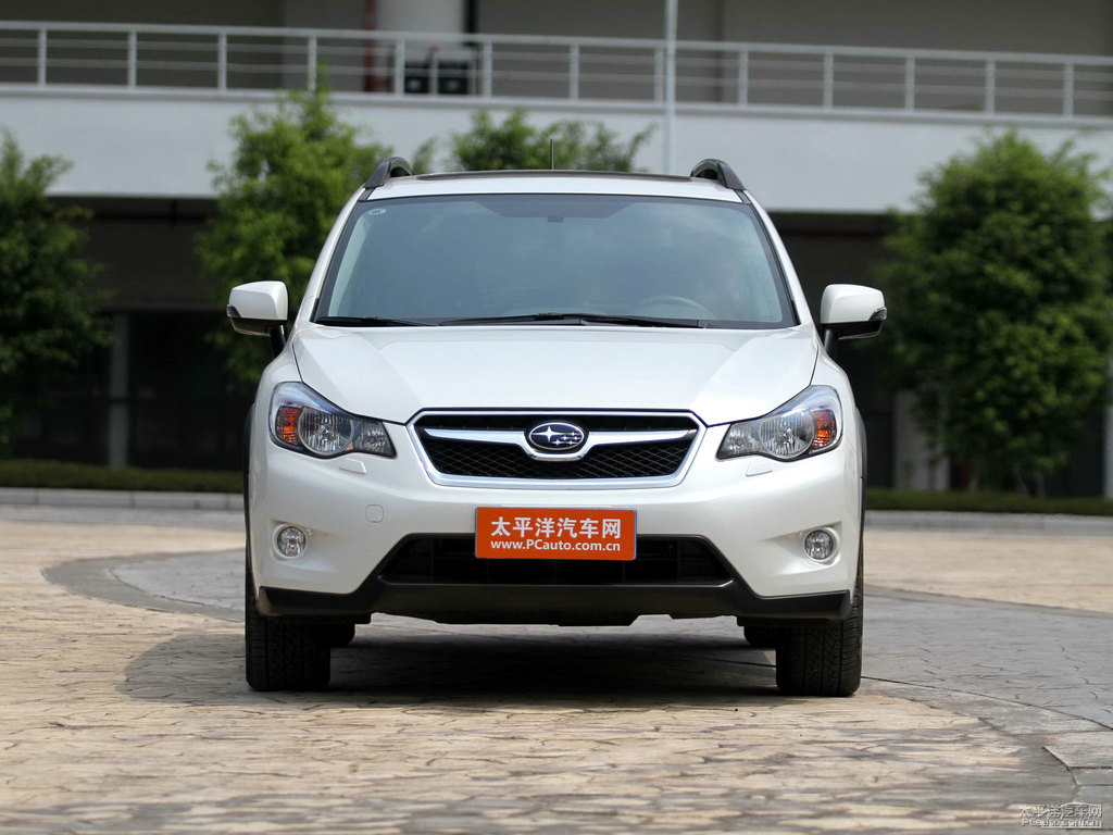 珍珠綢緞白斯巴魯XV整車外觀外觀圖片