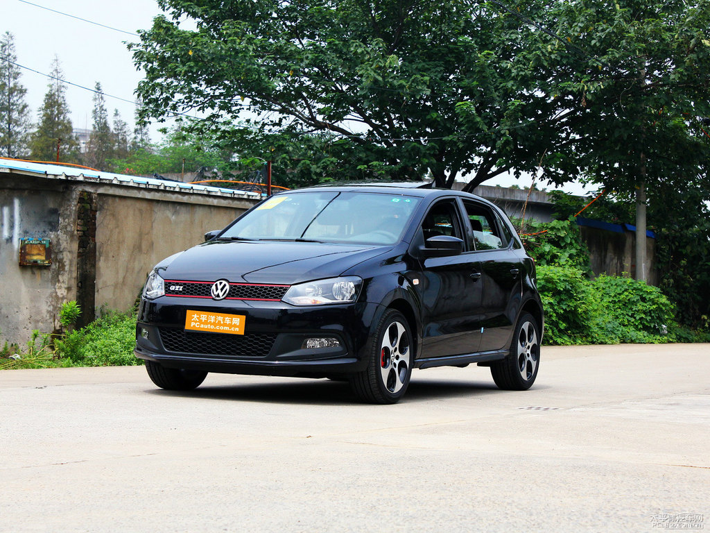勁酷黑大眾Polo整車(chē)外觀外觀圖片