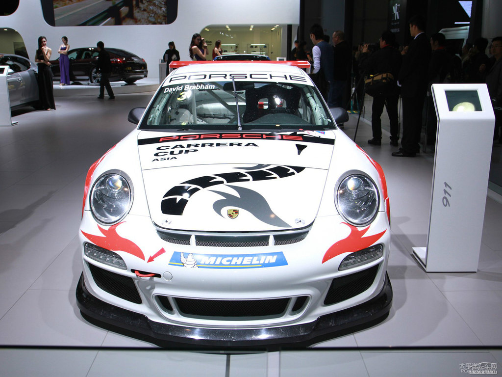 白色保時捷911整車外觀外觀圖片